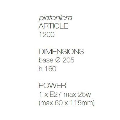 SWINGER PLAFONIERA DA ESTERNI IP44 IN TERRACOTTA LAVORATA A MANO IN ITALIA D20 CM TOSCOT - Cristalensi Shop Online