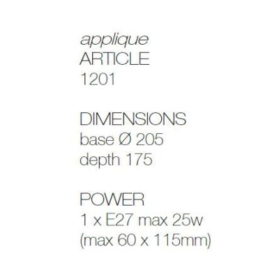 SWINGER APPLIQUE DA ESTERNI IP44 IN TERRACOTTA LAVORATA A MANO IN ITALIA D20,5 CM TOSCOT - Cristalensi Shop Online