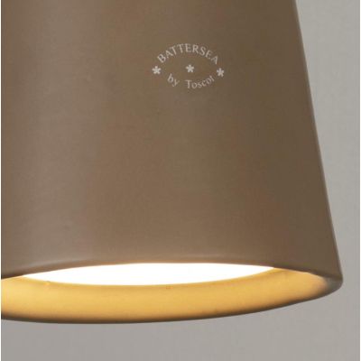 BATTERSEA LAMPADA DA PARETE DA ESTERNI IP44 IN TERRACOTTA H44 CM MADE IN ITALY TOSCOT - Cristalensi Shop Online