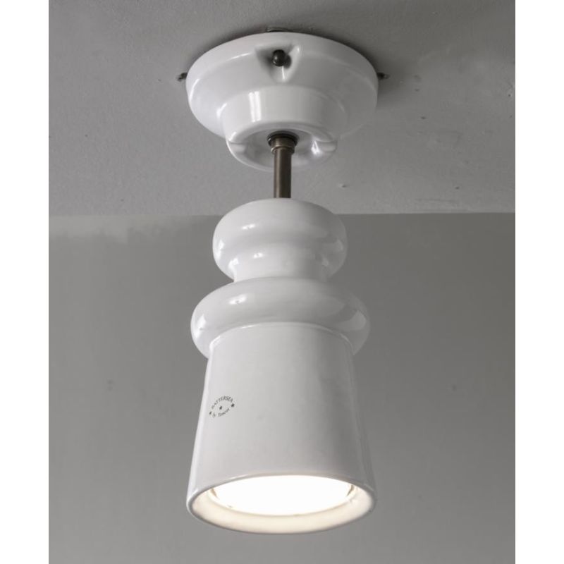 BATTERSEA PLAFONIERA DA ESTERNI IP44 IN TERRACOTTA H30 CM MADE IN ITALY TOSCOT - Cristalensi Shop Online