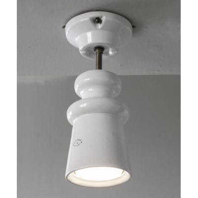 BATTERSEA PLAFONIERA DA ESTERNI IP44 IN TERRACOTTA H30 CM MADE IN ITALY TOSCOT - Cristalensi Shop Online