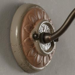 1230 SPOLETO LAMPADA A PARETE DA ESTERNI IP44 IN TERRACOTTA MADE IN ITALY ATTACCO GU10 TOSCOT - Cristalensi Shop Online 2