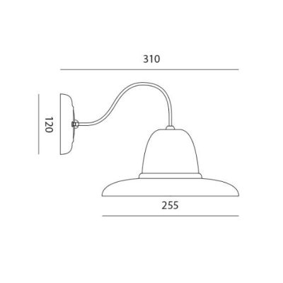 1230 SPOLETO LAMPADA A PARETE DA ESTERNI IP44 IN TERRACOTTA MADE IN ITALY ATTACCO GU10 TOSCOT - Cristalensi Shop Online