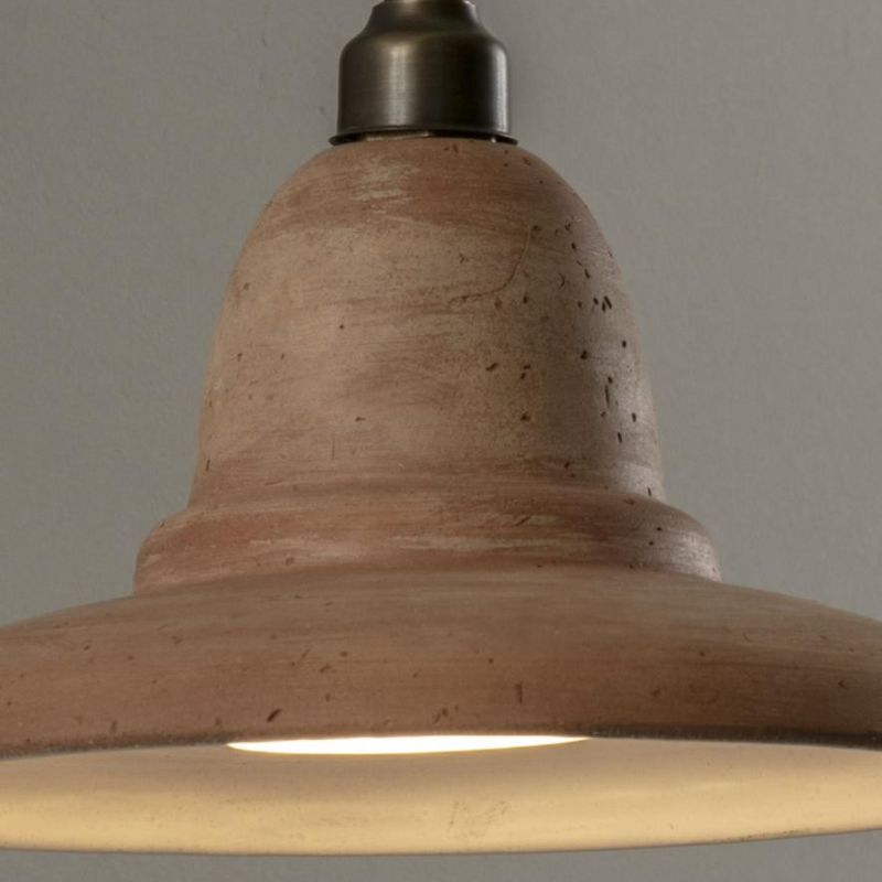 1232 SPOLETO LAMPADA A PARETE DA ESTERNI IP44 IN TERRACOTTA MADE IN ITALY ATTACCO GU10 TOSCOT - Cristalensi Shop Online