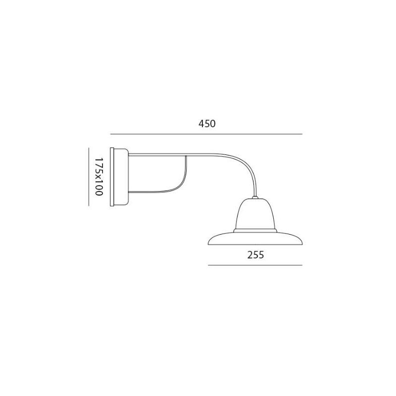 1232 SPOLETO LAMPADA A PARETE DA ESTERNI IP44 IN TERRACOTTA MADE IN ITALY ATTACCO GU10 TOSCOT - Cristalensi Shop Online