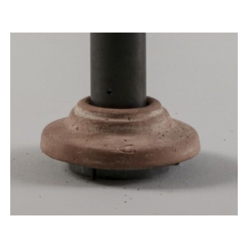 SPOLETO LAMPIONE DA GIARDINO 1 LUCE H165 CM IP44 IN TERRACOTTA MADE IN ITALY ATTACCO GU10 TOSCOT - Cristalensi Shop Online