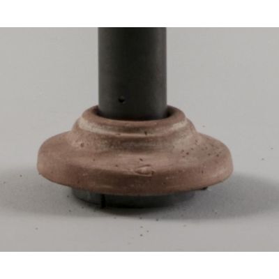 SPOLETO LAMPIONE DA GIARDINO 1 LUCE H220 CM IP44 IN TERRACOTTA MADE IN ITALY ATTACCO GU10 TOSCOT - Cristalensi Shop Online