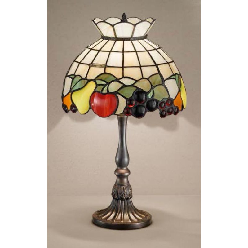 B612-T924 LAMPADA DA TAVOLO PICCOLA IN VETRO TIFFANY Perenz - Cristalensi Shop Online