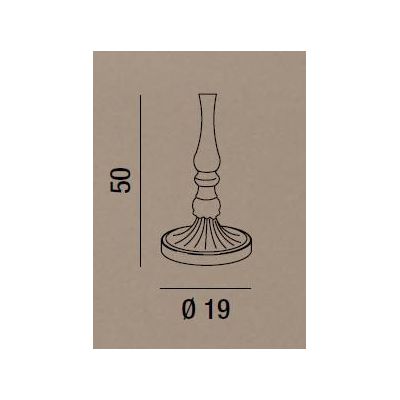 B612-T924 LAMPADA DA TAVOLO PICCOLA IN VETRO TIFFANY Perenz - Cristalensi Shop Online