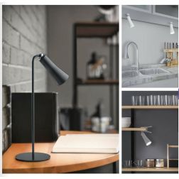 MAXI LAMPADA DA TAVOLO TOUCH BATTERIA RICARICABILE LED 2W LUCE 3000K PORTA USB 2 COLORI MAGNETICA RL - Cristalensi Shop Online