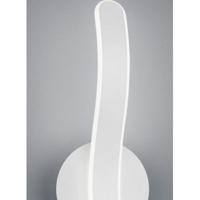 PARMA APPLIQUE MODERNA H39 CM FINITURA BIANCA O CROMO LED 11W LUCE 4000K DIMMERABILE RL - Cristalensi Shop Online