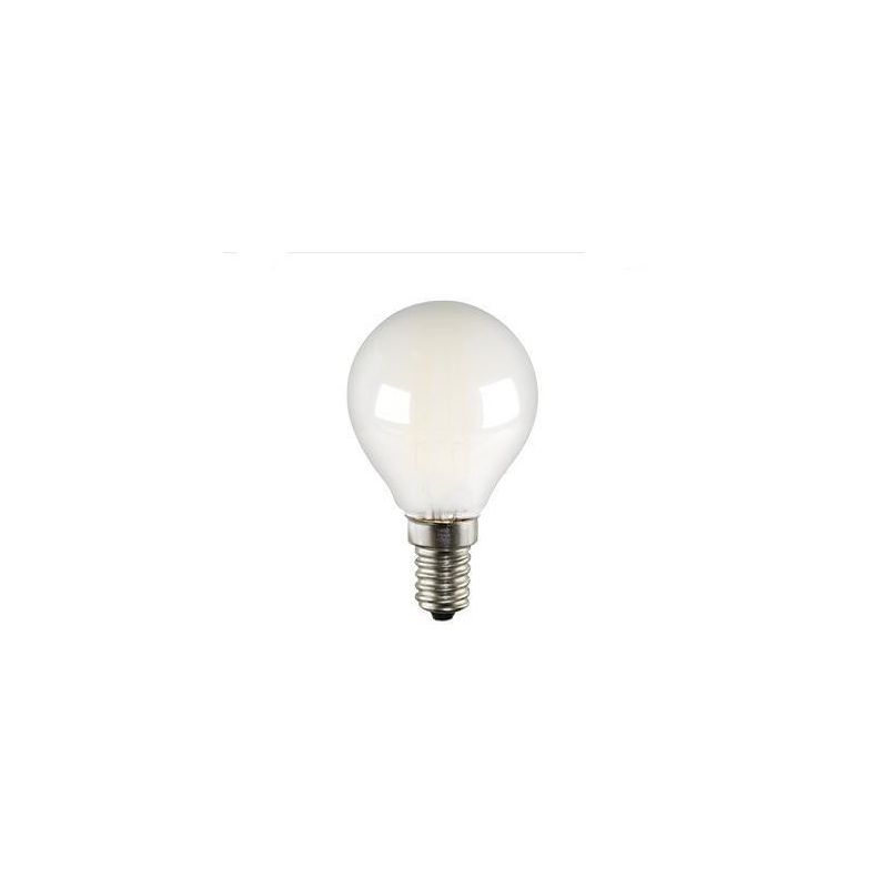 LAMPADINA FILAMENTO OPALE SFERA LED 7W LUCE 3000K O 4000K DIAMETRO 45 MM ATTACCO E14 CRISTALENSI LAMPADINE - Cristalensi Shop On
