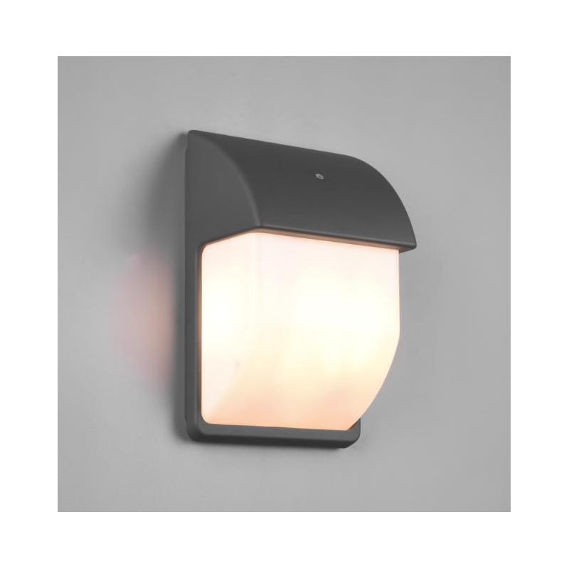 MERSEY APPLIQUE DA ESTERNO CON NUMERI E LETTERE E SENSORE CREPUSCOLARE IP44 ANTRACITE TRIO LIGHTING - Cristalensi Shop Online