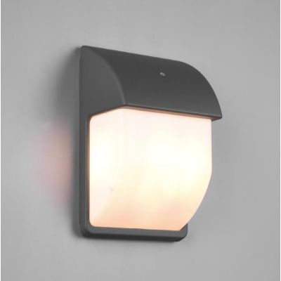 MERSEY APPLIQUE DA ESTERNO CON NUMERI E LETTERE E SENSORE CREPUSCOLARE IP44 ANTRACITE TRIO LIGHTING - Cristalensi Shop Online