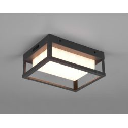 WITHAM APPLIQUE MODERNA LED 10,5W LUCE 2300,3000,4000K DA ESTERNO IP54 ANTRACITE TRIO LIGHTING - Cristalensi Shop Online 2