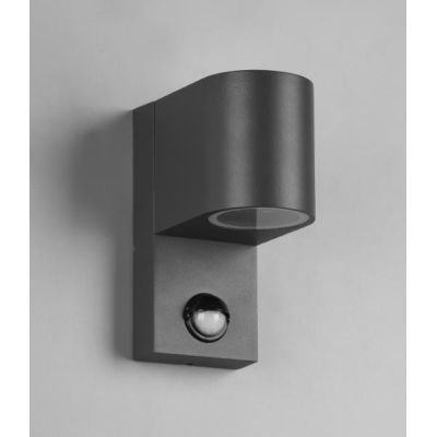 ROYA APPLIQUE DA ESTERNI IP44 SENSORE DI MOVIMENTO ANTRACITE ATTACCO GU10 TRIO LIGHTING - Cristalensi Shop Online