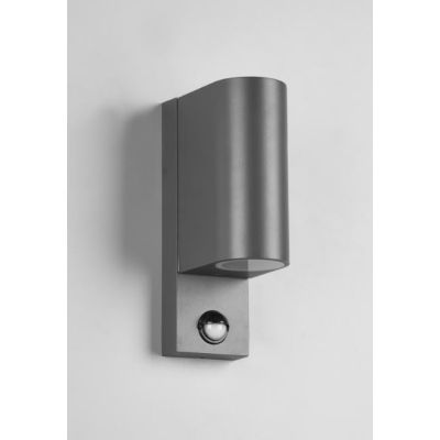 ROYA APPLIQUE DA ESTERNI IP44 CON SENSORE DI MOVIMENTO ANTRACITE ATTACCO 2XGU10 TRIO LIGHTING - Cristalensi Shop Online