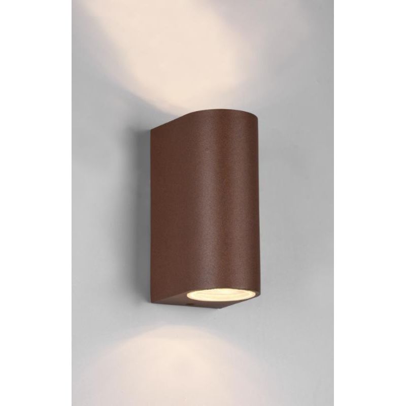ROYA APPLIQUE A CILINDRO PER ESTERNI IP44 BIEMISSIONE DI LUCE 3 COLORI ATTACCO 2XGU10 TRIO LIGHTING - Cristalensi Shop Online