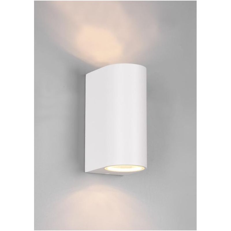 ROYA APPLIQUE A CILINDRO PER ESTERNI IP44 BIEMISSIONE DI LUCE 3 COLORI ATTACCO 2XGU10 TRIO LIGHTING - Cristalensi Shop Online