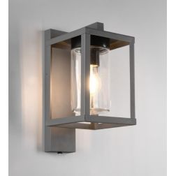 LUNGA APPLIQUE DA ESTERNO CON SENSORE CREPUSCOLARE IP44 ANTRACITE TRIO LIGHTING - Cristalensi Shop Online