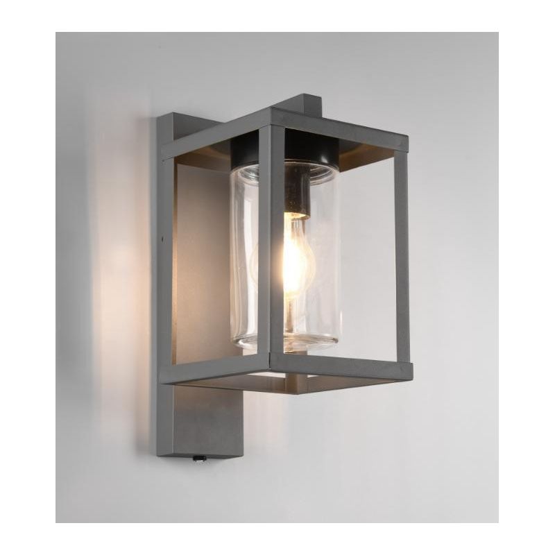 LUNGA APPLIQUE DA ESTERNO CON SENSORE CREPUSCOLARE IP44 ANTRACITE TRIO LIGHTING - Cristalensi Shop Online
