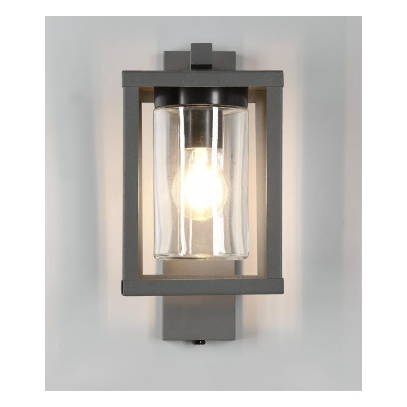 LUNGA APPLIQUE DA ESTERNO CON SENSORE CREPUSCOLARE IP44 ANTRACITE TRIO LIGHTING - Cristalensi Shop Online