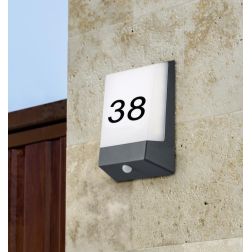 KASAI APPLIQUE DA ESTERNO IP54 LED 9W LUCE 3000K ANTRACITE SENSORE CREPUSCOLARE TRIO LIGHTING - Cristalensi Shop Online