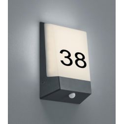 KASAI APPLIQUE DA ESTERNO IP54 LED 9W LUCE 3000K ANTRACITE SENSORE CREPUSCOLARE TRIO LIGHTING - Cristalensi Shop Online 2