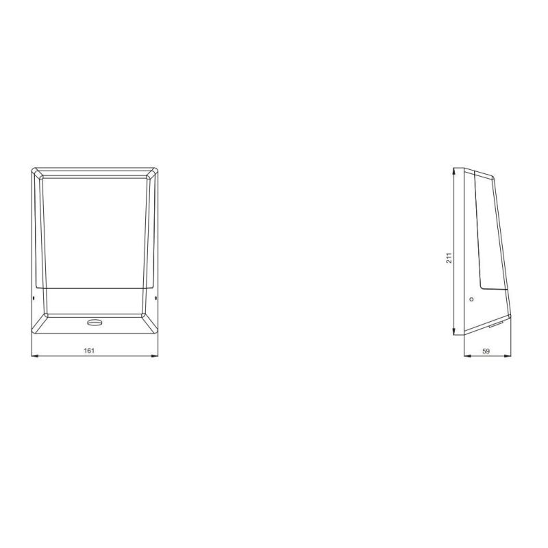 KASAI APPLIQUE DA ESTERNO IP54 LED 9W LUCE 3000K ANTRACITE SENSORE CREPUSCOLARE TRIO LIGHTING - Cristalensi Shop Online