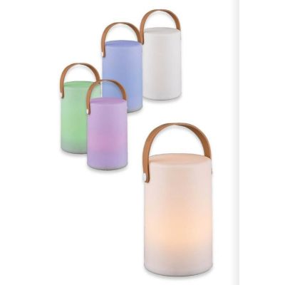 ARUBA LAMPADA DECORATIVA LED 1W LUCE 3000K RGB BATTERIA RICARICABILE IP44 PORTA USB RL - Cristalensi Shop Online