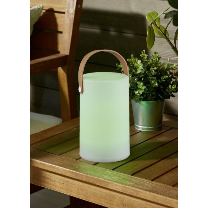 ARUBA LAMPADA DECORATIVA LED 1W LUCE 3000K RGB BATTERIA RICARICABILE IP44 PORTA USB RL - Cristalensi Shop Online