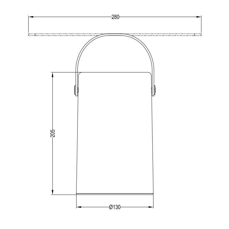 ARUBA LAMPADA DECORATIVA LED 1W LUCE 3000K RGB BATTERIA RICARICABILE IP44 PORTA USB RL - Cristalensi Shop Online