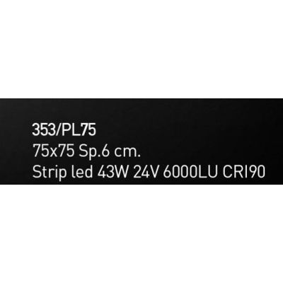 BLOSSOM PLAFONIERA MODERNA 75X75 IN VETRO 4 COLORAZIONI LAVORATA A MANO MADE IN ITALY Familamp - Cristalensi Shop Online