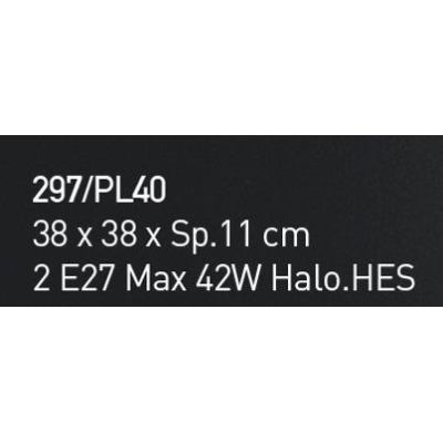 MANHATTAN PLAFONIERA 38x38 IN VETRO DECORO FOGLIA ORO,RAME O ARGENTO MADE IN ITALY Familamp - Cristalensi Shop Online