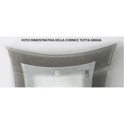 OREGON PLAFONIERA MODERNA CM 44X44 IN VETRO LAVORATO A MANO IN ITALIA 4 COLORI Familamp - Cristalensi Shop Online