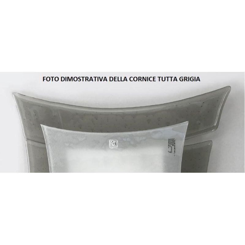 OREGON PLAFONIERA MODERNA CM 54X54 IN VETRO LAVORATO A MANO IN ITALIA 4 COLORI Familamp - Cristalensi Shop Online