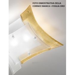 OREGON SOSPENSIONE MODERNA IN VETRO LAVORATO A MANO IN ITALIA 4 COLORI LARGHEZZA CM 105 Familamp - Cristalensi Shop Online 2