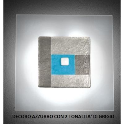 JUPITER APPLIQUE CM 45X20 MODERNA IN VETRO DECORATO PRODOTTO MADE IN ITALY Familamp - Cristalensi Shop Online