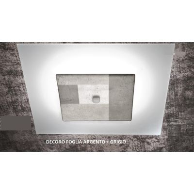 JUPITER APPLIQUE CM 45X20 MODERNA IN VETRO DECORATO PRODOTTO MADE IN ITALY Familamp - Cristalensi Shop Online