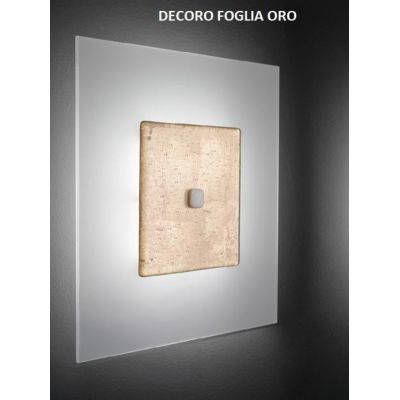JUPITER APPLIQUE CM 45X20 MODERNA IN VETRO DECORATO PRODOTTO MADE IN ITALY Familamp - Cristalensi Shop Online