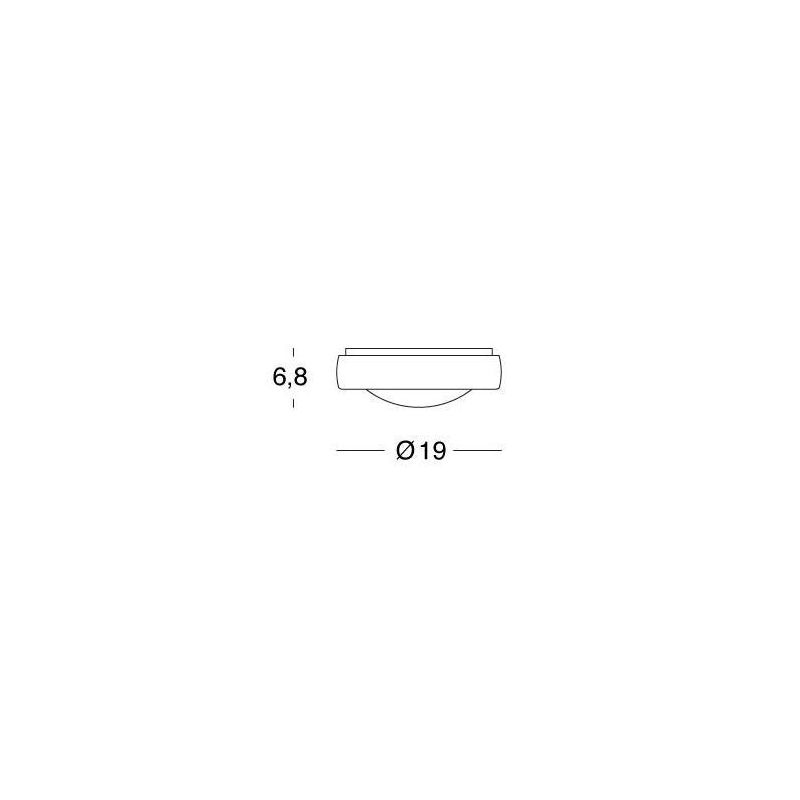 LOFT PLAFONIERA APPLIQUE PICCOLA IN DUE COLORI A LED INTEGRATO SOSTITUIBILE IP65 Sovil - Cristalensi Shop Online