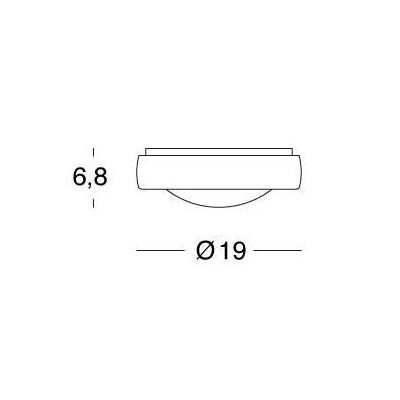 LOFT PLAFONIERA APPLIQUE PICCOLA IN DUE COLORI A LED INTEGRATO SOSTITUIBILE IP65 Sovil - Cristalensi Shop Online