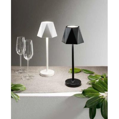KATY LAMPADA DA TAVOLO IP54 CON BATTERIA RICARICABILE TOUCH DIMMER LED 3W LUCE 3000K 4 COLORI CRISTALENSI - Cristalensi Shop Onl