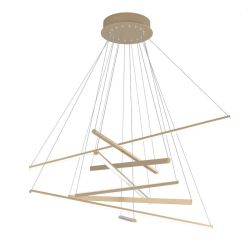 DNA SOSPENSIONE ULTRA MODERNA LED 80W LUCE 3000-4000K DIAMETRO CM 95 2 COLORI Top Light Illuminazione - Cristalensi Shop Online 2