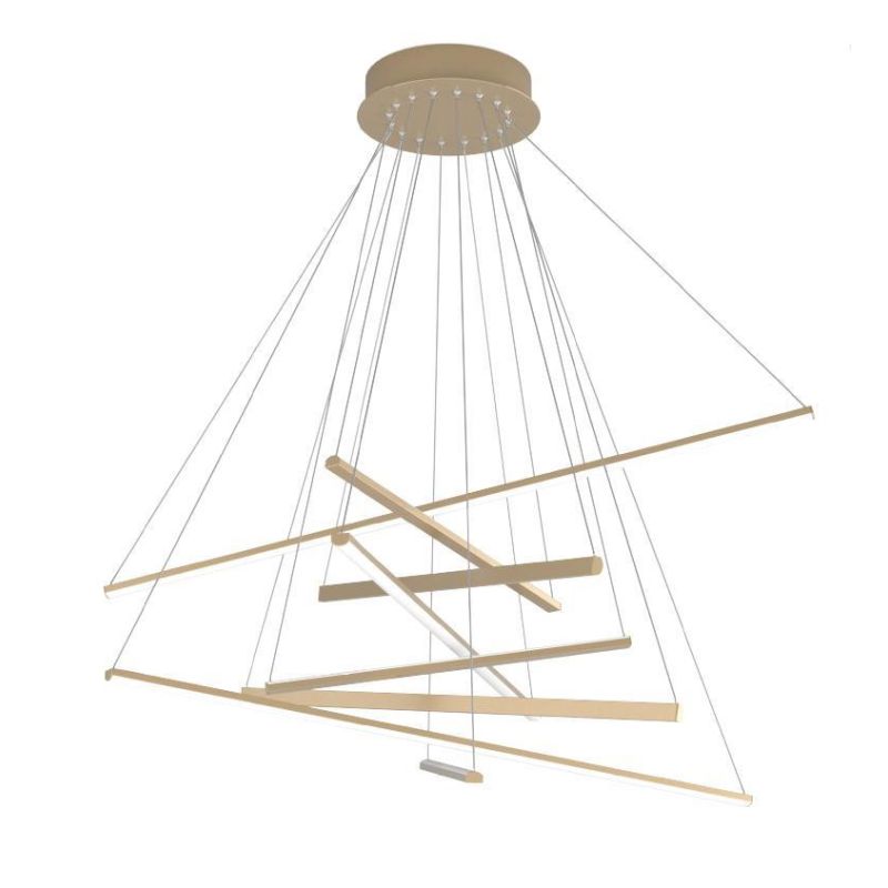 DNA SOSPENSIONE ULTRA MODERNA LED 80W LUCE 3000-4000K DIAMETRO CM 95 2 COLORI Top Light Illuminazione - Cristalensi Shop Online