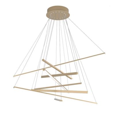 DNA SOSPENSIONE ULTRA MODERNA LED 80W LUCE 3000-4000K DIAMETRO CM 95 2 COLORI Top Light Illuminazione - Cristalensi Shop Online