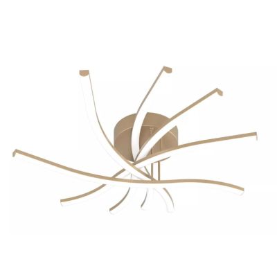 TORNADO PLAFONIERA MODERNA LED 45W LUCE 3000-4000K BACCHETTE ORIENTABILI 3 COLORI Top Light Illuminazione - Cristalensi Shop Onl