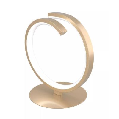 TORNADO LAMPADA DA TAVOLO MODERNA SEMICERCHIO LED 12W LUCE 3000-4000K 3 COLORI Top Light Illuminazione - Cristalensi Shop Online