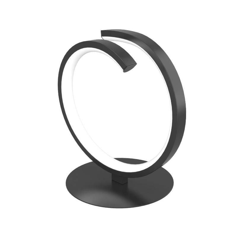 TORNADO LAMPADA DA TAVOLO MODERNA SEMICERCHIO LED 12W LUCE 3000-4000K 3 COLORI Top Light Illuminazione - Cristalensi Shop Online