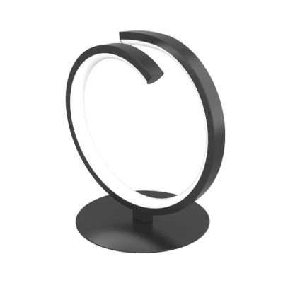 TORNADO LAMPADA DA TAVOLO MODERNA SEMICERCHIO LED 12W LUCE 3000-4000K 3 COLORI Top Light Illuminazione - Cristalensi Shop Online